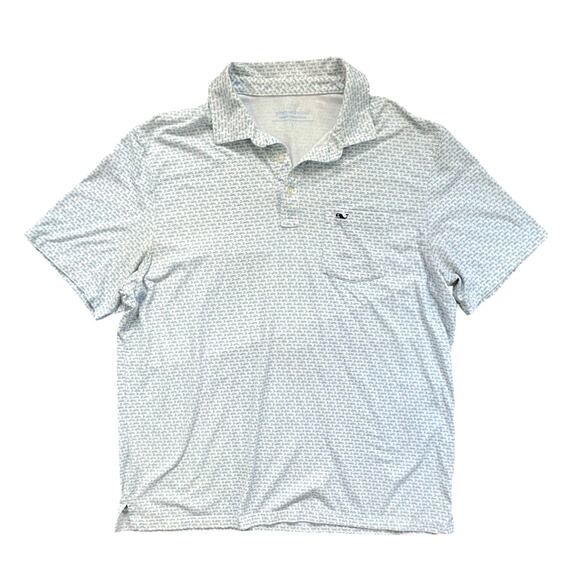 Vineyard Vines Edgartown Fish Polo - L - Picture 1 of 3